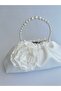 Rose Pearl Portfolio Evening Dress Handbag - 3