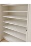 White 40 Cmx10 Mt Leather Satin Luxury Quilted French Guipure Detailed Shelf Drawer Cover Free Overlock - 5