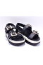 25Y498 Buckle Leather Sandals (the Number 1 Size Is Small) - 3