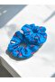 مشبك Scrunchie من قماش القطن الممشط بنمط الفراولة من Berrybabe، مشبك مطاطي - 2