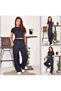Stone Detailed Comfortable Double Suit - 4