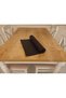 Washable Practical Placemat for 12 People + Runner Set Kitchen Table Cloth Black - 6