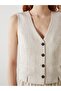 Lcw Vision V-Neck Striped Women's Classic Vest (S5) - 3