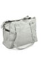 Large Size Crinkle/Clinker Waterproof Multifunctional Hand Shoulder Crossbody Messenger Bag A.Gray 3026 - 4