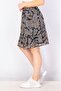 Women Allover Print Midi Skirt, Multicolor - 4