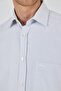 Men's Long Sleeve Patterned Hard Collar Pocket Cotton Comfort Fit Shirt 1004250174 - 4