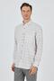 Men's Dark Green Short Sleeve Plaid Pattern Buttoned Collar Cotton Comfort Fit Shirt 1004250101 - 2