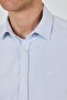 Men's Long Sleeve Patterned Hard Collar Cotton Slim Fit Shirt 1004250184 - 4