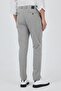 Men's Gray Patterned Side Pocket Comfort Fit Cotton Chino Trousers 1003250122 - 5