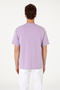 Men's Comfort Fit Lilac Crew Neck T-Shirt 50299882-Vr034 - 5
