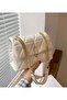 Women's Cream Shoulder Bag - 3