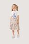 Girl's Cotton T-Shirt Linen Skirt Summer Suit 6-9 Years - 6