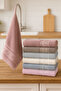6-Piece Kitchen Hand Towel Set 30X50 cm Reyhan - 4