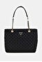GIULLY LARGE TOTE Women's Black Shoulder Bag HWQG8748240-BLA - 5