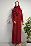 Women's Combed Cotton Prayer Dress with Self-Headscarf Comfortable Fit – One Piece