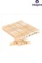 Large Wooden Pegs 36 Pieces Natural Clothes Pegs 7 cm Laundry Pegs Colorless Durable Wooden Pegs Bamboo - 7