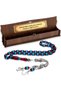 Men's Gift Letter Tassel 7X11Mm Claret Red Blue Vernier Powder Amber Prayer Beads - 3