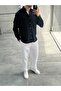 Comfortable Regular Fit Linen Black Shirt