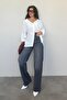 White Pocket Women's Long Sleeve Shirt Mg2409 - 5