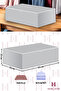Striped Zippered Storage Bag 65X45X22 cm - Large Size Extra Durable under Base Storage Bag - 2