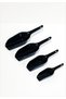 Practical Measuring 4-Piece Set of Pulses, Tea, Sugar, Spices, Nuts, and Grocery Items Scale Scoop, Shovel, Spoon Set, Small Mini Size Flour Scoop, Pulses Storage Container Accessories - 2