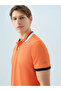 Regular Fit Orange Men's Polo Neck T-Shirt Lf2038867 - 7