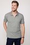 Men's 3-Pack Navy-Grey-White Slim Fit Slim Fit Cotton Plain Zipper Pique Polo Neck T-Shirt - 2