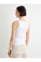 Halter Neck Athlete Ribbed Slim Fit - 4