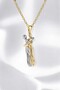 Dance of Love Figured Steel Necklace Hugging Couple Unisex - 2