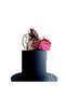 Cake Topper, Flippy, Model 2 Mr&Mrs, Plastic, Gold