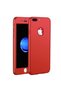 Husa Apple iPhone X Full Silicone Rosu,