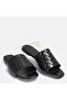 Large Size Women's Slippers Genuine Leather 41-42-43-44-Black Leather - 4