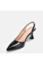 LARGE NUMBER STILETTO 41-42-43-44- BLACK SKIN - 8