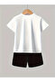 Children's Squid Game Printed Shorts T-Shirt Bottom Top Set 100% Cotton - 2