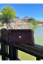 Covered Model Gold Color Lock Closure Women's Shoulder Bag - 2