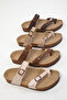 Beige Women's Slippers 20608 - 6