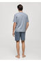 Blaues Herren-Pyjama-Set 77050591 - 3