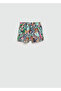 Navy Blue Baby Girl Shorts & Bermuda 77040376 - 5