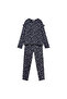 Navy Blue Girl's Pajama Bottoms 77064437 - 4