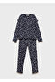 Navy Blue Girl's Pajama Bottoms 77064437 - 3