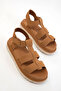 Tan Suede Women's Sandals 20614 - 2