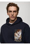 Navy Blue Men's Sweatshirt 77047923 - 3
