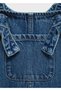 Dark Denim Girl's Jumpsuit 77097665 - 5