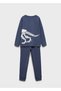 Boy's Blue Pajama Set - 3