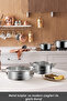 Alaz Induction Based 8 Piece Steel Cookware Set - 6