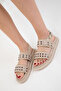 Beige Women's Sandals 20635 - 5