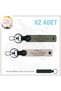 Name Plate and 0 Rh (+) Blood Group Written X2 Keychain, Ash Grey-Powder-Syh, Motorcycle Adventurers
