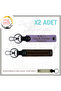 X2' Keychain, Purple-K Coffee-Sk, Motorcycle Friendly Gift Name Plate and B Rh (-) Blood Group Written