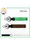 Gift 2-Piece Keychain, Coffee-F Green-Navy, Name Plate for Bikers 0 Rh (-) Blood Group Written