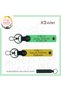 Custom Name Plate and 0 Rh (-) Blood Type Lettering Gift for Bikers X2 Keychain,Yellow-F Green-Syh
